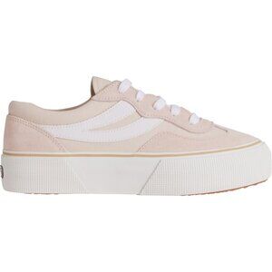 NEW Superga 3041 Revolley Color-Block Sneakers  Women  Beige Lt-F White 257 2S4